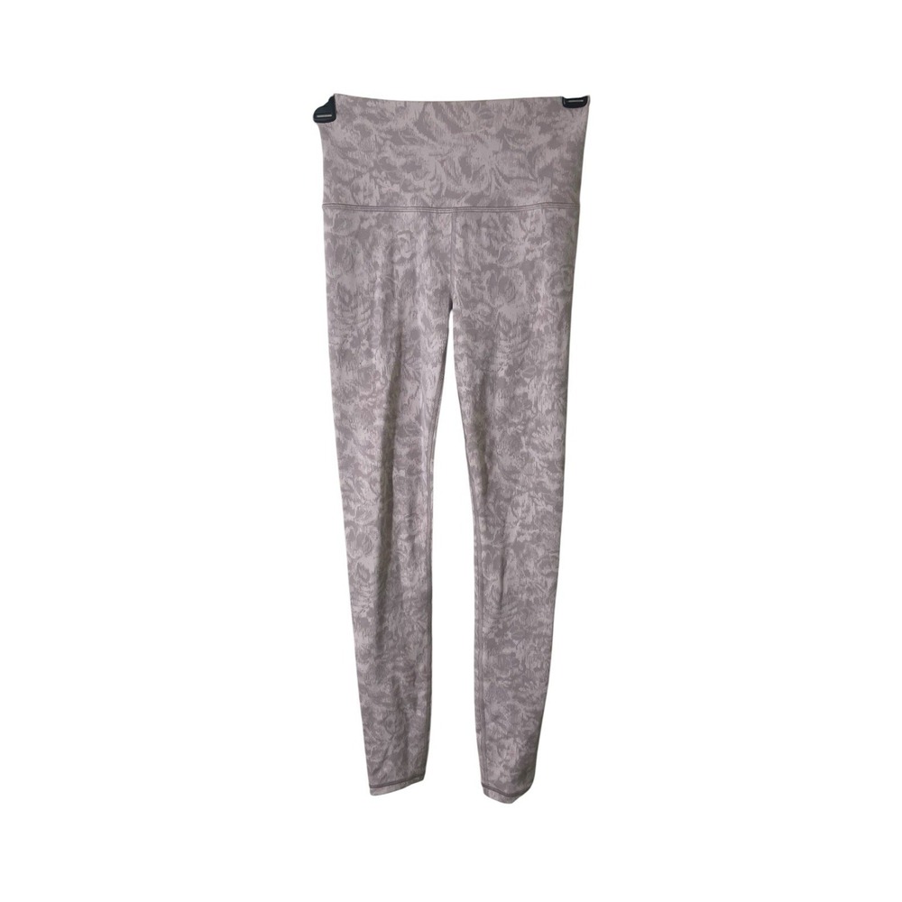 ATHLETA Elation Textured Tight Leggings XS Frosted Pink SOFT Yoga High Rise EUC